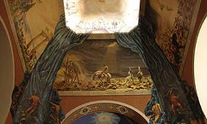 mural de la iglesia